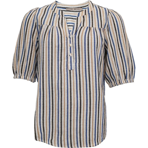 Costamani - ADDIE SHIRT - ROYAL/SAND STRIPE